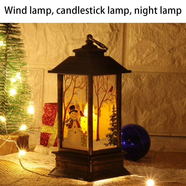 Christmas Savings! Loopsun LED Christmas Lights Decorative Candle Light  Portable Wind Light Decorative Lantern for Indoor Home Tables and Outdoor  Patios,Christmas Holiday Party Gifts and Decorations 