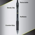 thumbnail image 3 of Pilot G2 Premium Retractable Gel Pens, Fine Point, 0.7 mm, Assorted Ink, 8 Count, 3 of 8