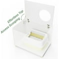 thumbnail image 4 of SSyao Modern Cat Litter Box Enclosure Furniture as End Side Table, Stackable Litter Box Furniture-Top Entry-White, 4 of 9