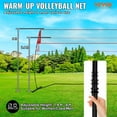thumbnail image 3 of Professional Volleyball Trainer Net - Freestanding & Height-Adjustable for Solo Drills, Compact Carry Case Included, 3 of 10