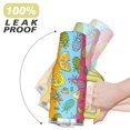 thumbnail image 6 of 40oz Tropical Pineapple Pattern Stainless Steel Flip Straw Tumbler Spill Proof Travel Cup Double Wall Vacuum Insulated Coffee Mug with Top Handle, 6 of 6