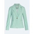 thumbnail image 6 of Free Assembly Women's and Women's Plus Single Breasted Cotton Blazer, Sizes XS-4X, 6 of 6
