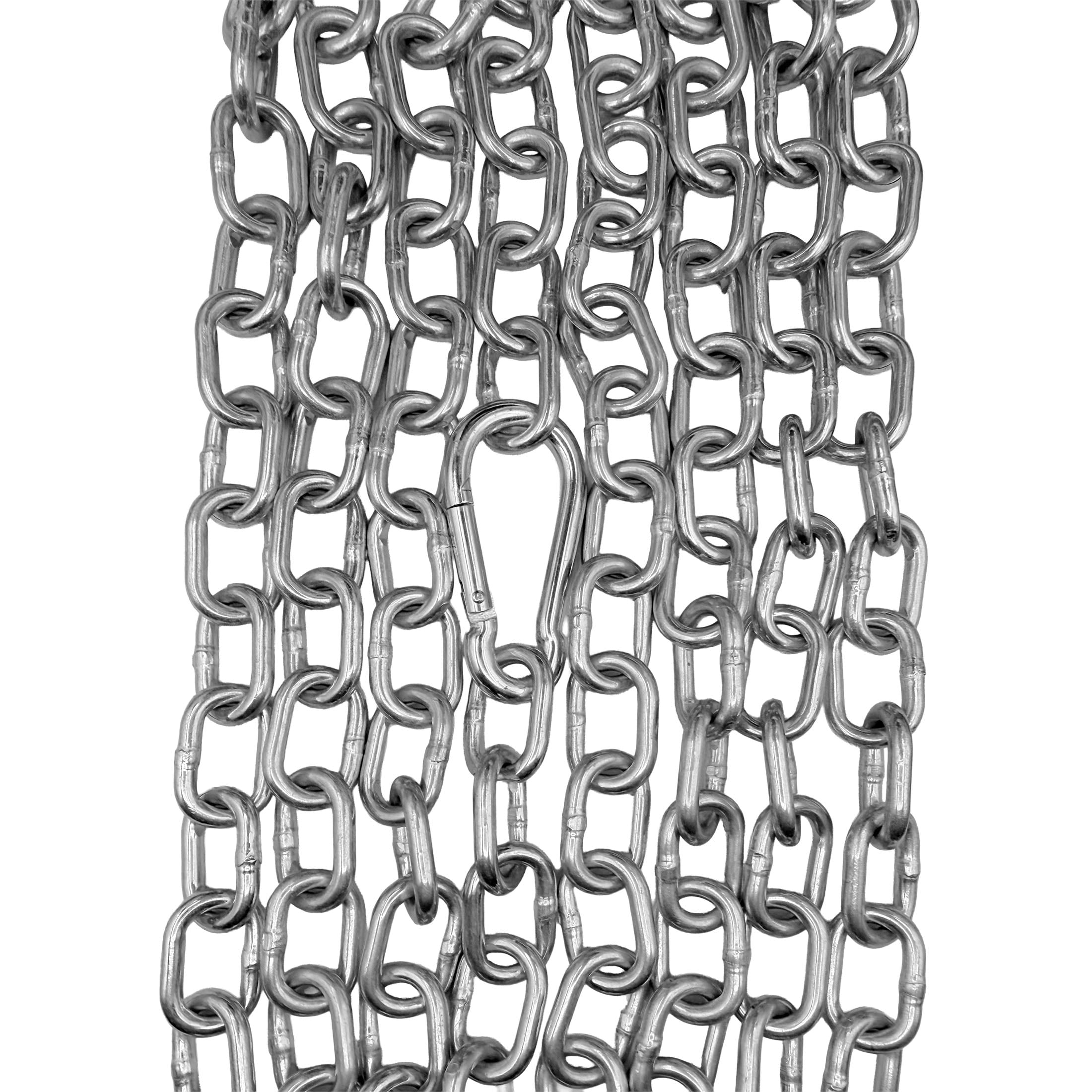 Peerless Chain 2/0 Passing Link Chain, 10 Ft, Zinc Plated, #4757210