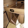 thumbnail image 7 of Lucky Kennels Penny Furniture Style Small Dark  Crate, 1-Door, 24" Wood for Dog, 7 of 7
