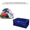 thumbnail image 4 of Bolsa de almacenamiento Organizador de edredones Bolsa con cremallera Almohada Ropa Bolsa impermeable de tela Oxford, Azul, Extra grande Yuarrent HA004634-06, 4 of 6