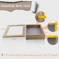 thumbnail image 2 of Golden State Art 8" x 10.5" inch Shadow Box Frame Display Case, Light Brown, Set of 2, 2 of 9
