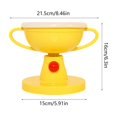 thumbnail image 4 of Pet Bowls Dog Bowls Cat Bowls Trophy Shape Adjustable Height 5 Level Elevated Feeder Neck Support Non Slip Food Water Bowl for Cats Dogs Indoor by PALIFEUR, 4 of 7