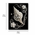 thumbnail image 3 of Black Background Pearl Diamond Painting Kit for Adults, DIY Special Shape Pearl Gem Art Kit, Peacock Dragon Tiger Deer Angel Wing Jellyfish Pattern, Rhinestone Canvas Wall Decor Craft Gift, 3 of 9