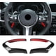 thumbnail image 3 of Decoración de lentejuelas para volante de coche, 2 piezas ABS cromado/fibra de carbono, marco decorativo para volante de coche, ajuste para volante, 3 of 5