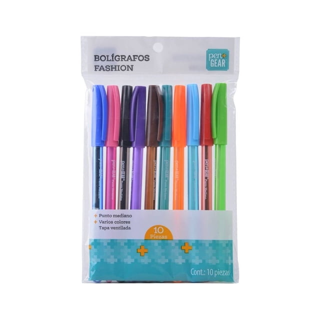 Bolígrafo Pen+Gear Fashion 10 Piezas