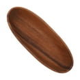 thumbnail image 4 of Wooden Salad Bowl Multipurpose Large Capacity Wooden Boat Shaped Bowl for Food Bread Fruits Snack Dessert, 4 of 18