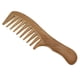 thumbnail image 2 of 1 Pc Wooden Comb Natural Green Sandalwood Handmade Wide Tooth Wooden Comb Massage Comb Handmade Comb Hair Care, 2 of 4
