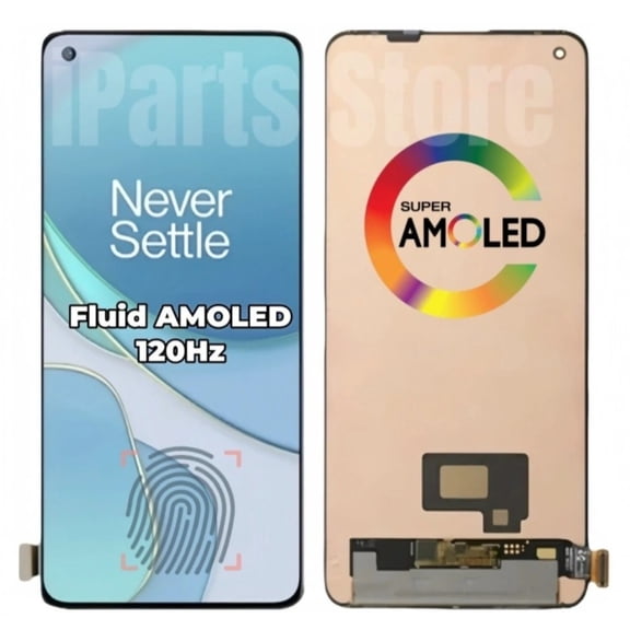 iPartsTop Replacement Display Compatible with OnePlus 8T 5G KB2001 KB2000 KB2003 KB2005 120Hz AMOLED Touch Screen Digitizer Assembly OEM Tested