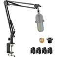 thumbnail image 1 of shiyou-Adjustable Mic Boom Arm, Mic Stand Compatible with Razer Seiren X Mini V2 V3 USB Streaming Microphone for Recording, Gaming, Podcast, 1 of 4