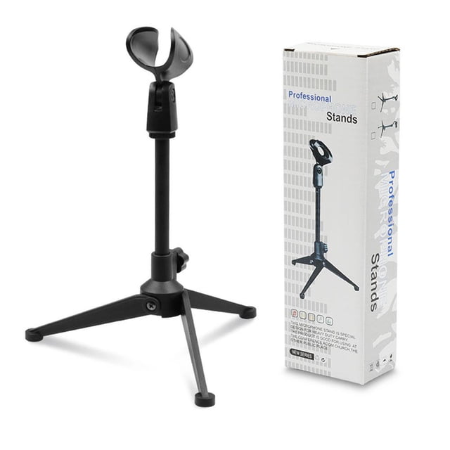 Microphone Stand Floor Height Adjustable w Extending Telescoping Boom Arm