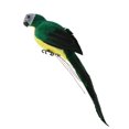 thumbnail image 1 of 6 Types Macaw Parrot Bird Ornament Artificial Feathered Animal Model Statues DIY Lawn Sculpture Planter Tree Decor - White, 1 of 9