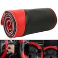 thumbnail image 2 of Microfiber Leather Steering Wheel Wrap Easy Installation For 15 inch Diameter, 2 of 6