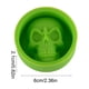 thumbnail image 3 of Molde de silicona con forma de calavera tridimensional para muffins, pasteles, Halloween, repostería, resina de cristal, pegamento para goteo, vela, 3 of 5