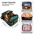 thumbnail image 3 of Dog Double Layered Insulated Lunch Bag with Two Compartments, Large Capacity, Handheld Portable Lunch Bag for Refrigerated Meals - 7.1x11.4x16.1 Inches, 3 of 6
