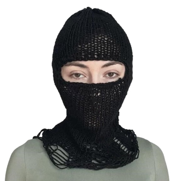 lanema Balaclava Face Knit Beanie Ski for Men Women One Hole Knitted Hat for Skiing, Motorcycling, Winter Sports