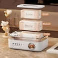 ASTOTSELL Modern Desktop Facial Tissue Box with Multifunctional Remote ...