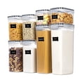 thumbnail image 1 of RKSTN Conteneur à Riz 8 Pcs Rangement de Cuisine Facile à Boucler Réservoir de Stockage en Plastique, Boîte en Plastique pour Grains et Divers Grains, 1 of 8