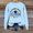 Light Blue, variant on Womens Crew Neck Halloween Sweatshirts Wizard Cauldron Graphic Long Sleeve Pullover Streetwear Y2K Casual Top S