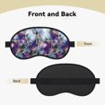 thumbnail image 2 of Salouo Purple Marble Texture Pattern Eye Masks, 1-Pack Sleep Mask Eye Cover Washable Sleeping Eyeshade Block Sleep Shade Cover Light Reduces Traveling Gifts, 2 of 7