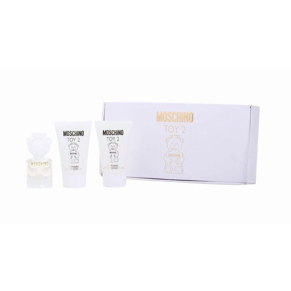 Moschino Toy 2 3 pc mini perfume gift set 0.17 oz EDP  0.8 lotion  0.8 gel NIB