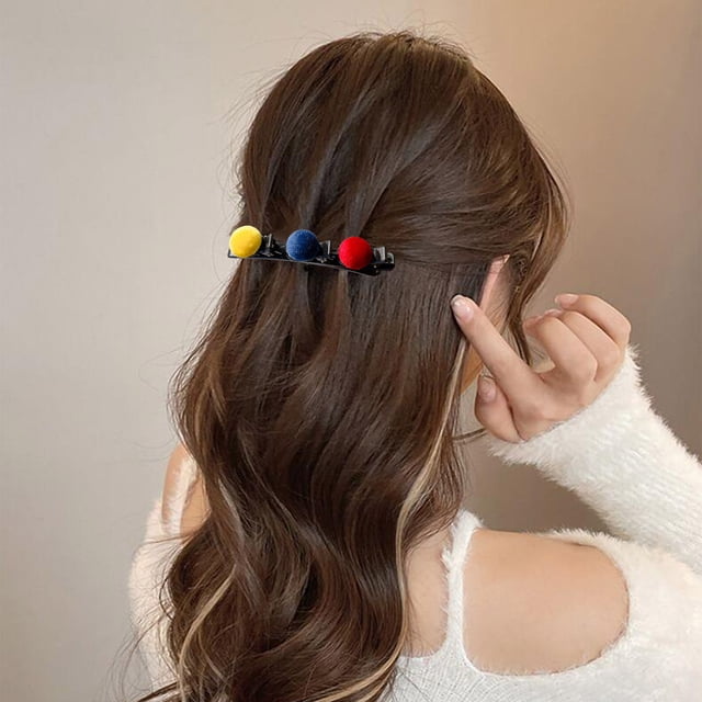 Fiudx Horquilla para Flequillo, Elegante Pinza con Diamantes de Imitación, Accesorio para Cambiar de Estilo Rápidamente, Tocado Fácil de Usar, Ideal para Fiestas, Bodas y Escuelas, Regalo para Novias