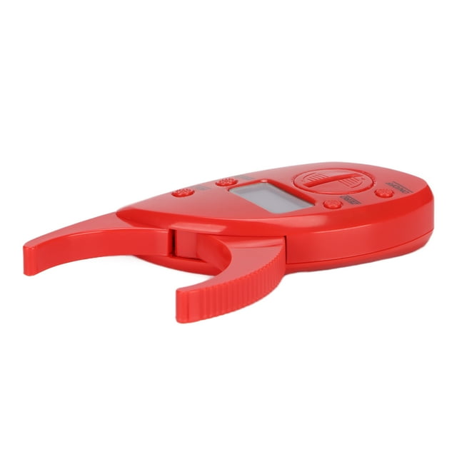 Fat Measure Calipers Kit, Subcutaneous Fat Calipers Reliable Portable Digital Display For Accurately Measuring BMI For Fitness And Weight Loss For Skin Fold Red,White