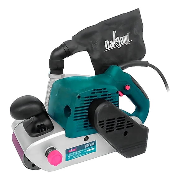 Lijadora De Banda Industrial 1200W 4x24 Con Bolsa Recolectora LB-1024 Oakland