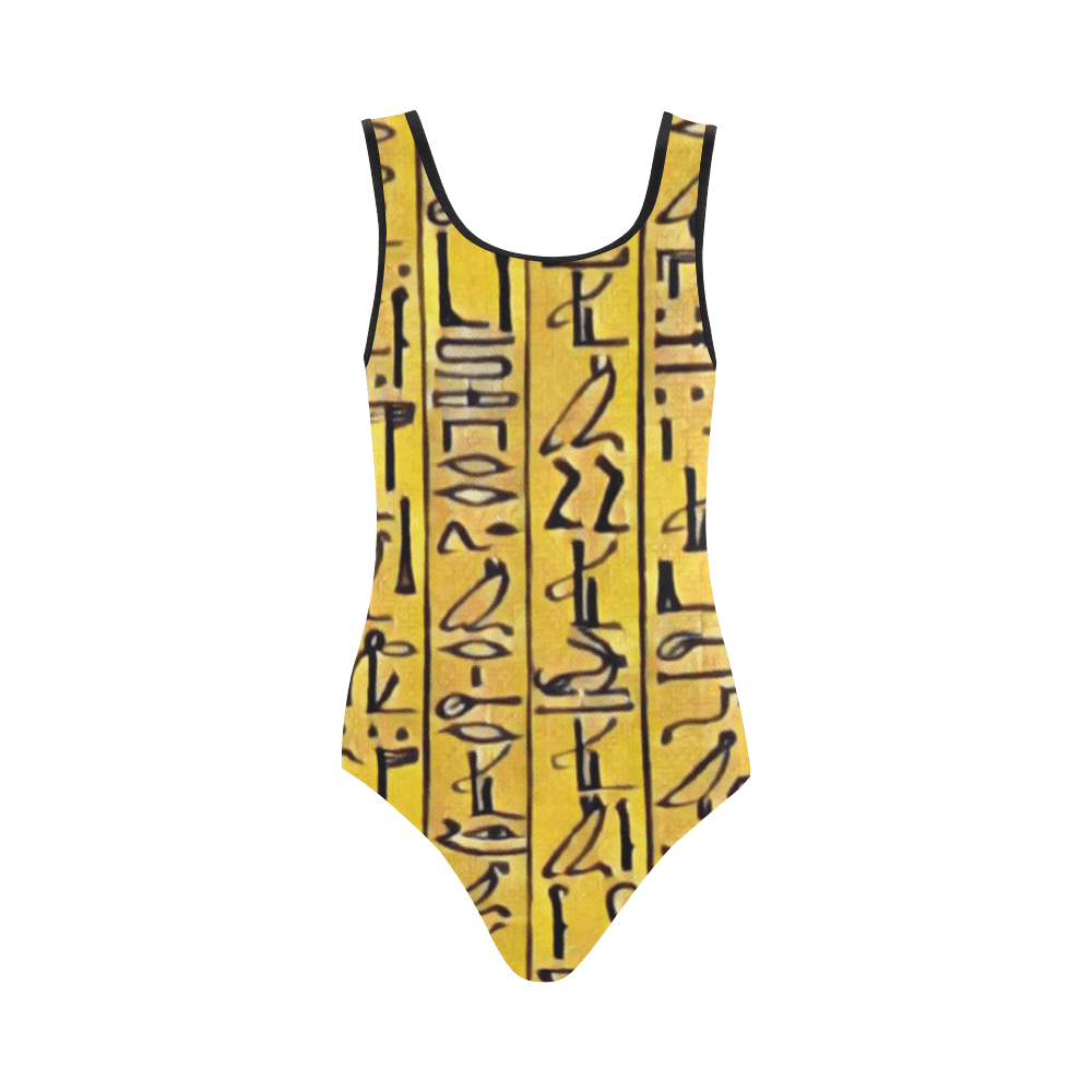 Egyptian Hieroglyphics One Piece Swimsuit