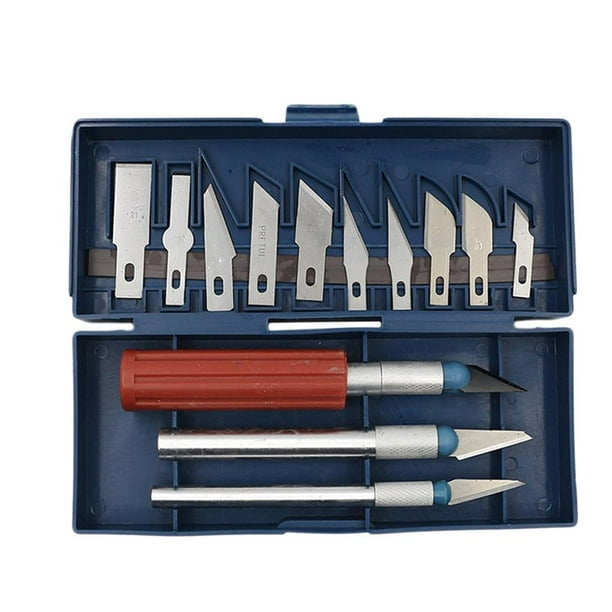 Herramientas Portátiles De Tallado De Madera Fruta Comida Artesanía Escultura Grabado Bisturí Herramienta De Corte Diy 13 Uds Methold HA020596-00