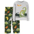 thumbnail image 1 of Pijama 2 pzas Carter´s Child of Mine Gris Estampado Dinosaurios 2T, 1 of 4