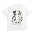 thumbnail image 1 of T-shirt Officiel pour Femme Chanteuse, Manches Courtes Imprimées, Coton Ample Manches Courtes-SinKeeU, 1 of 3