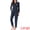 Black, variant on DARING DIVA Women's Cotton Ribbed Pullover V-neck Tops with Bottoms Pajama Sets XS Pink