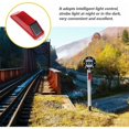 thumbnail image 5 of 2Pcs Solar Strobe Warning Light Sensitive Strobe LED Warning Lamp Super Bright Waterproof Flash Traffic Lights Road Construction Signs for Outdoor, 5 of 5