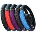 thumbnail image 1 of 37-38cm Car Pu Leather Crystal Steering Wheel Cover Universal Accessories, 1 of 4