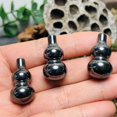 thumbnail image 6 of 3-Pack Natural Hematite Quartz Carving Gourd Reiki Restoration -, 6 of 9