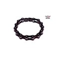 thumbnail image 1 of Black & Maroon Motorcycle Chain Bracelet - Small, 1 of 1