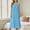 Blue, variant on FAHXNVB Womens Nightgowns Square Neck Ruffle Hem Sleeveless Victorian Sleep Dress Ladies Flowy Long Sleepwear Night Dress