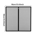 thumbnail image 2 of Quick Setup No-Drill Pet Screen Gate 35.43 x 35.43 Inch, Mesh Dog and Cat Barrier for Doorway Hallway Porch Kitchen Balcony, Foldable Gate with Compact Storage, 2 of 5