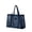 Navy, variant on Women's Mesh Beach Tote Bag, Large Breathable Shoulder Tote, Lightweight Solid Color Handbag for Summer Travel Shopping Outdoor Activities(Mint Green/One Size)