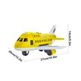 thumbnail image 3 of Gallickan Airplane Toys for 3 4 5 6 Years Old, Transport Cargo Airplane Car Toy Play Set for 3+ Years Old Boys Toddler, Airplane Toys for Toddlers, Plane Toys for Birthday, Yellow, 3 of 6