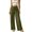 *Army Green, variant on ClodeEU Women's Elastic Drawstring High Waist Wide Leg Pants,Casual Loose Trousers with Pockets Brown,Women's Plus XXL