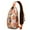 Orange-24, variant on Crossbody Sling Backpack for Women Men Orange Papaya Shoulder Sling Crossbody Casual Chest Bag for Travel Sports Running Hiking