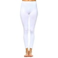 thumbnail image 2 of White Mark Women's Solid Leggings, 2 of 4