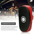 thumbnail image 4 of Boxing Hand Target, Curved  PU Leather Ergonomic Design  Free Kick Training Shield  For Sanda Red, 4 of 8