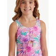 thumbnail image 3 of Justice Girls One Piece Center Cinched Swimsuit, sizes XS-XL, 3 of 7